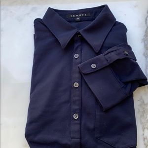 Theory long sleeve polo